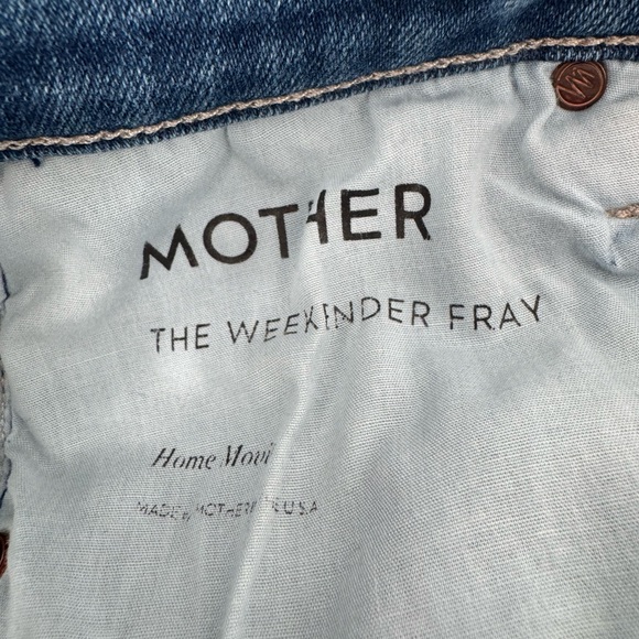 MOTHER Weekender in Rich Blue - Picture 6 of 10